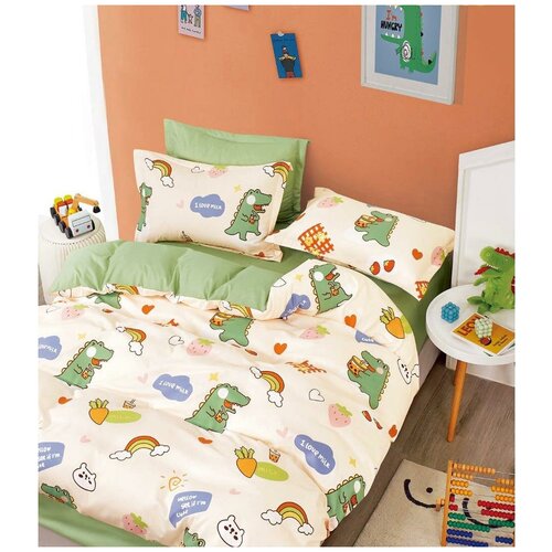 фото Комплект постельного белья детский 1,5 спальный хлопок мультфильмы boris