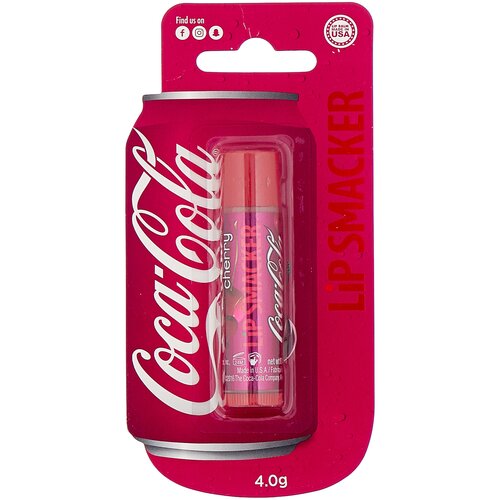 Бальзам для губ Lip Smacker COCA-COLA, Cherry, 4г