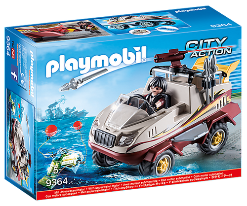 Конструктор Playmobil City Action 9364 Грузовик-амфибия