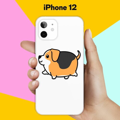 Силиконовый чехол Толстый Бигль на Apple iPhone 12 силиконовый чехол swag бигль на apple iphone 12 mini