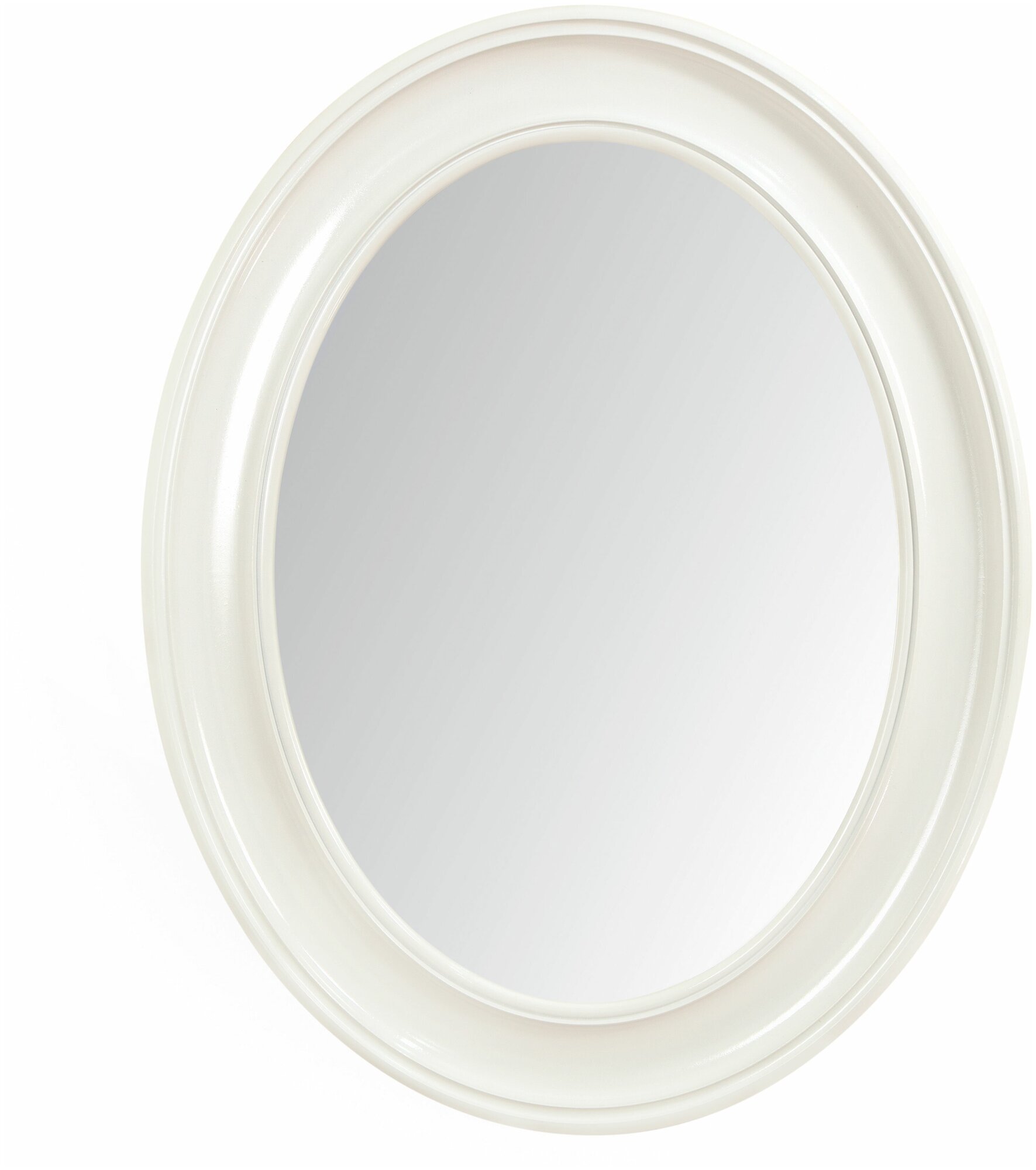 Зеркало Близар 84 см x 66 см, в раме, цвет цвет белый , Лесма Стиль, в ванную, прихожую, гостиную - фотография № 2