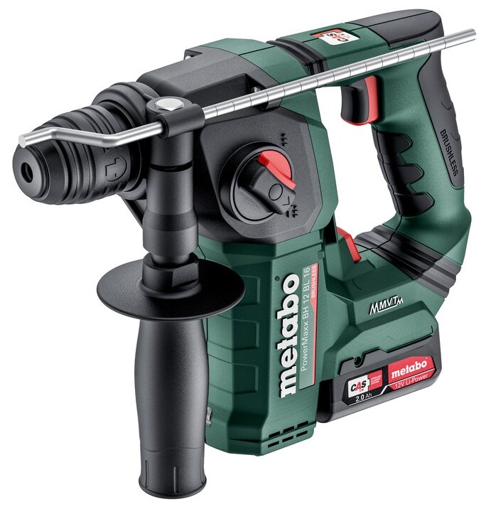 Перфоратор METABO PowerMaxx BH 12 BL 16, 2х2 Ач, X (600207500)