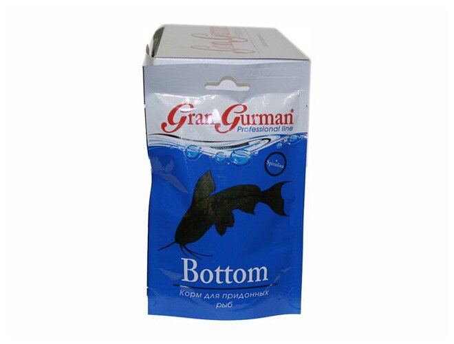 Корм для рыб Зоомир Gran Gurman "Bottom" для придонных рыб, пакет 25 гр