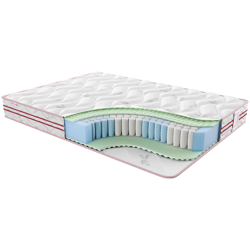 фото Матрас sontelle sante dual comfort r, пружинный, белый