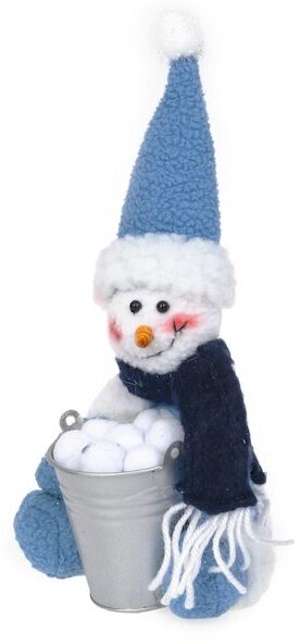 Игрушка мягкая 18см снеговик Snowmen