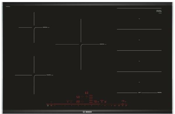 Варочная панель индукционная Bosch PXV875DC1E черный