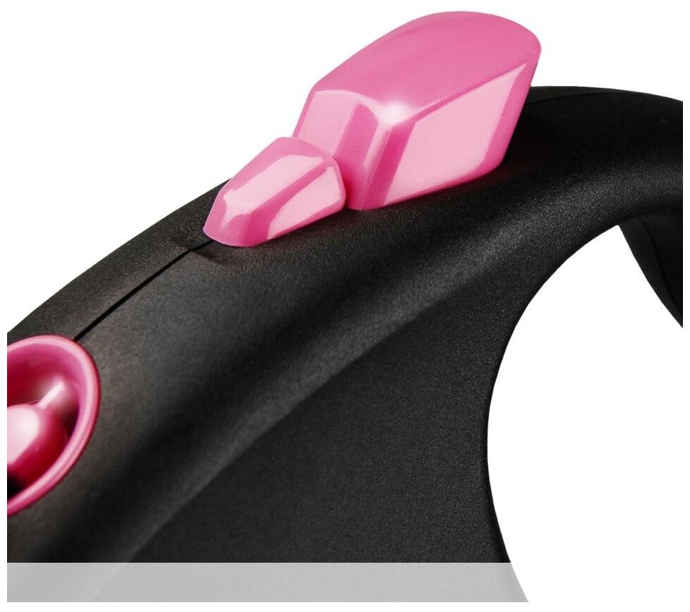 Поводок-рулетка для собак Flexi Design Classic, розовый - фотография № 10