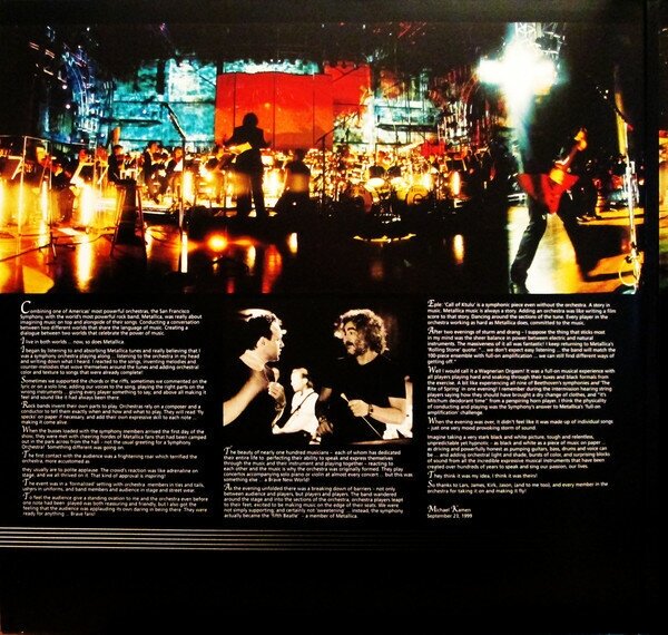 Metallica S&M Виниловая пластинка Universal Music - фото №5