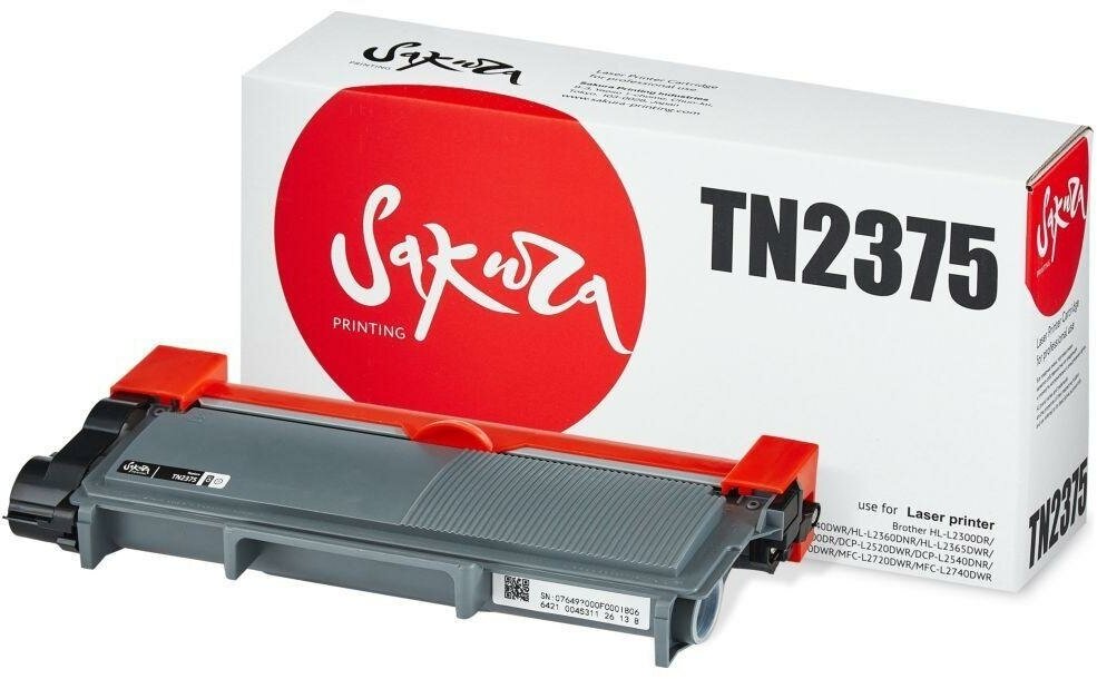 картридж Sakura TN2375 - фото №7