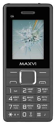 Телефон Maxvi C9i grey-black .