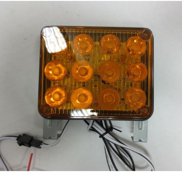 Маяк проблесковый светодиодный LED-34CS Y/Y оранжевый (18205)