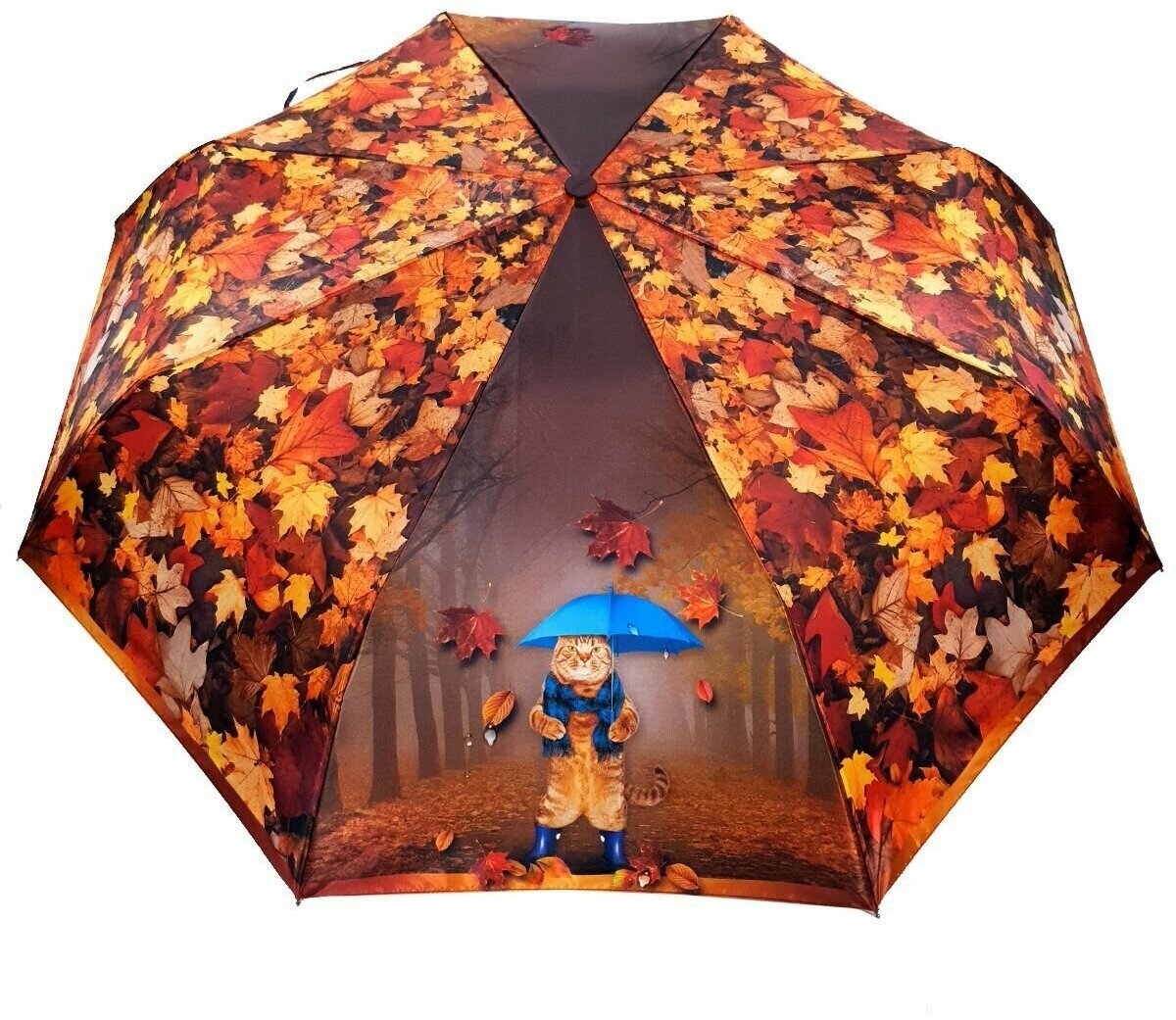 Зонт Diniya, коричневый — фото 1