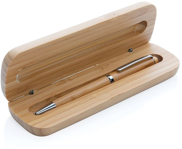 Шариковая ручка в деревянном футляре из бамбука BambooWood
