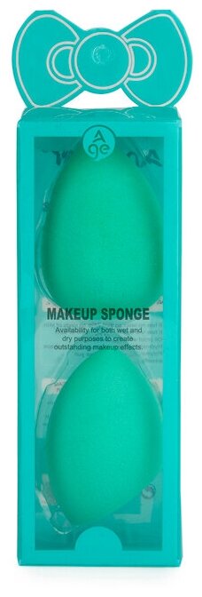 Набор спонжей косметических Accessories Makeup Sponge 2 пр.