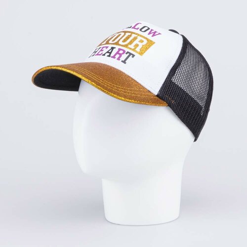 фото Бейсболка котофей, размер 54-56, золотой