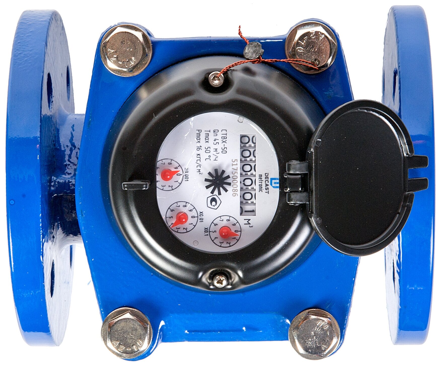 Счётчик холодной воды Декаст СТВХ-50, L200, Ду50 - фотография № 2