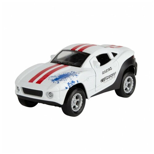 Машинка AUTOGRAND FIRESTORM RACING матовый тюнинг белый 78279