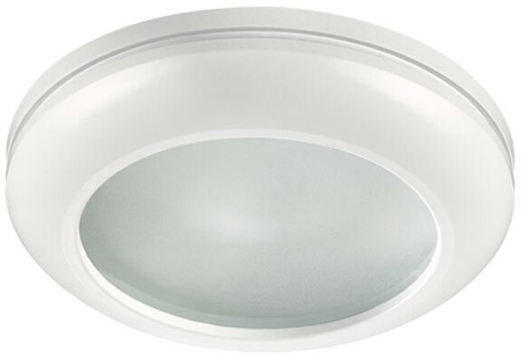 Встраиваемый светильник Novotech Damla 370387, GX5.3, кол-во ламп:1шт, Белый