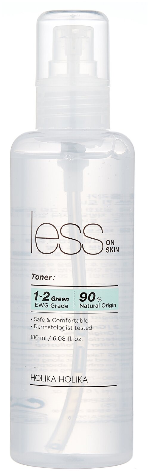 Holika Holika Тонер увлажняющий Less On Skin, 180 мл