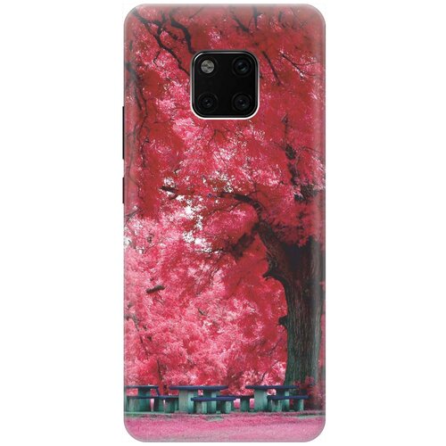 фото Re:paчехол - накладка artcolor для huawei mate 20 pro с принтом "чудесное дерево"