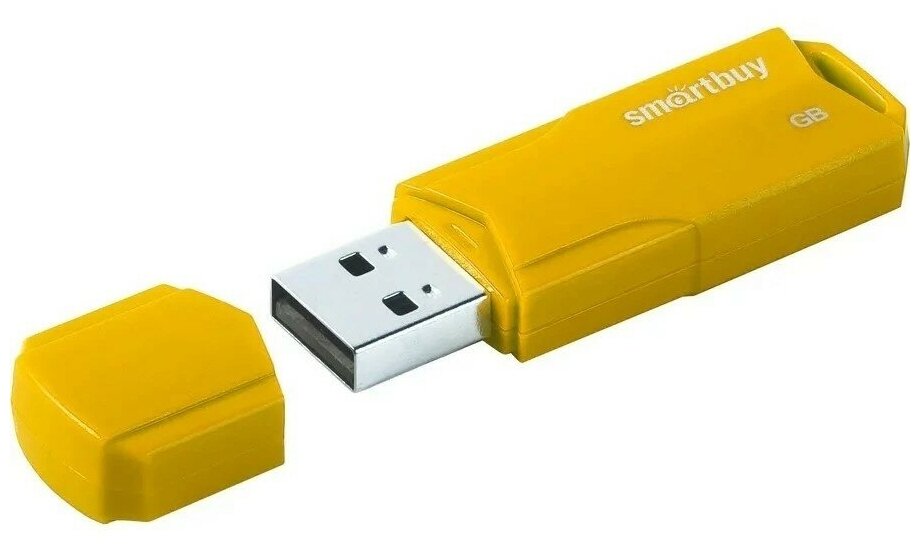 USB флеш накопитель SmartBuy 4GB Clue Yellow (SB4GBCLU-Y)