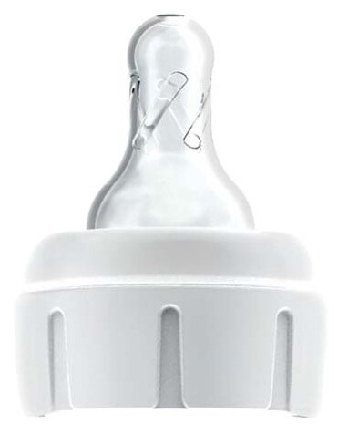 Соска силиконовая Dr. Brown's для узких бутылочек для глубоко недоношенных детей, в комплекте с крышкой-держателем