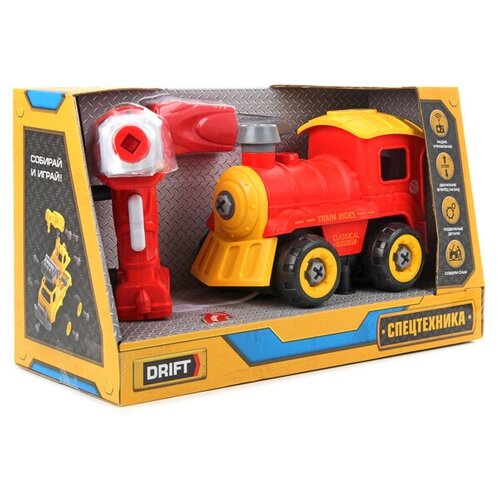 Конструктор DRIFT Спецтехника 84631 Паровоз 2 дет 919₽