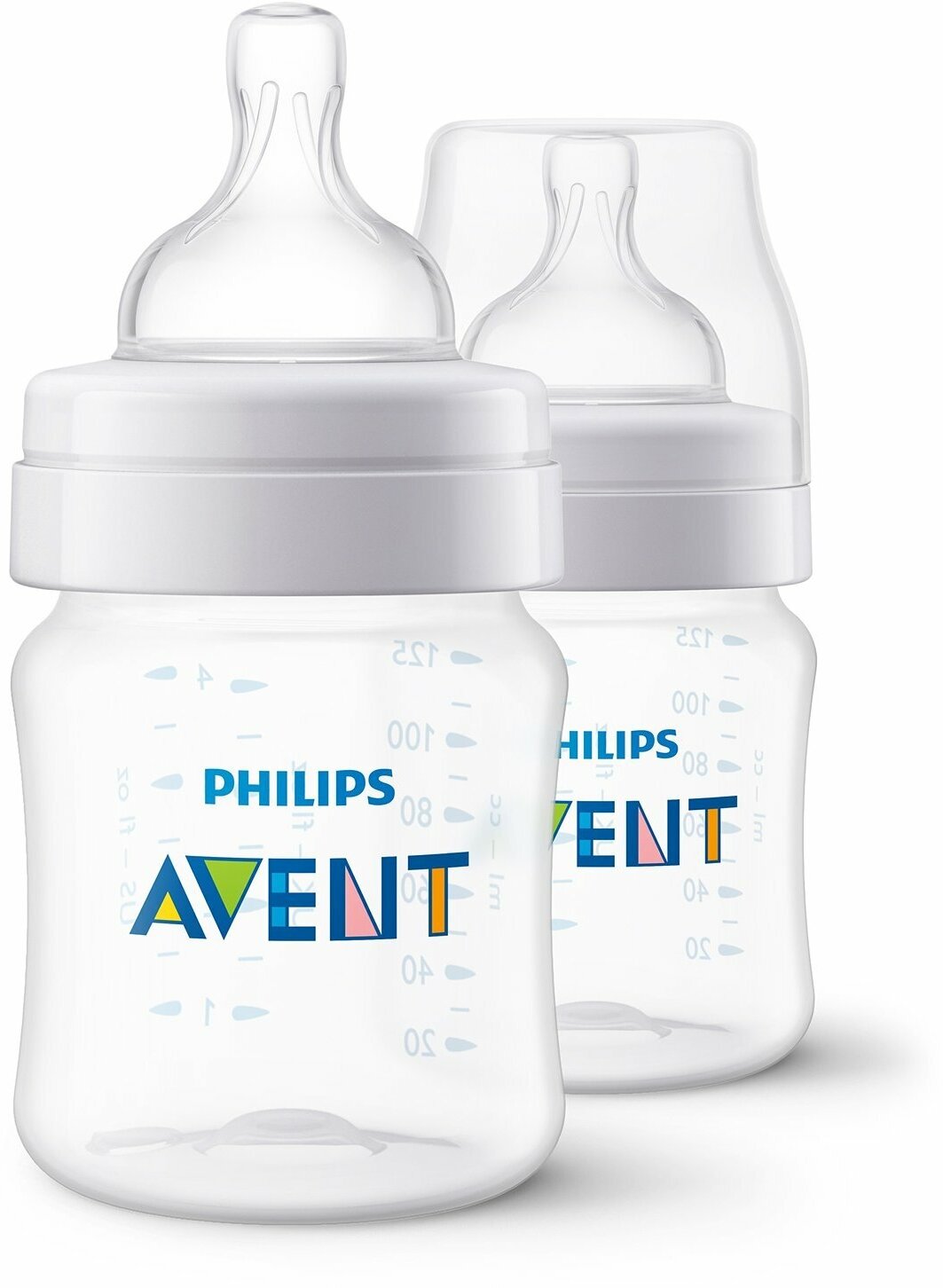 Бутылочка для кормления Philips Avent Anti-colic SCF810/27 от 0 мес, 125 мл, 2 шт