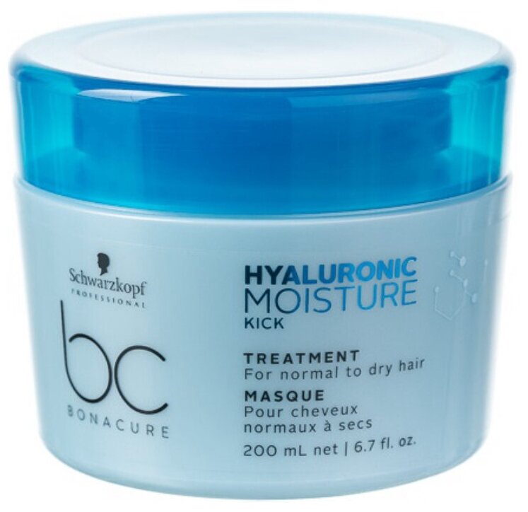 Bonacure Hyaluronic Moisture Kick Маска для волос интенсивно увлажняющая, 200 мл