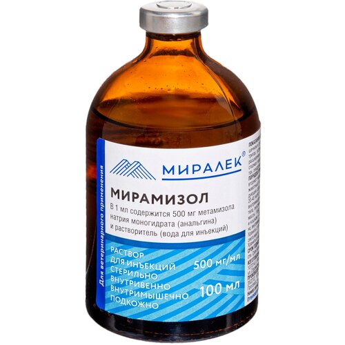 Раствор МИРАЛЕК Мирамизол 500 мг/мл, 100 мл, 1уп.