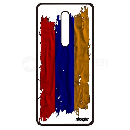 фото Чехол для телефонов mi 9t pro, "флаг армении на ткани" патриот государственный utaupia