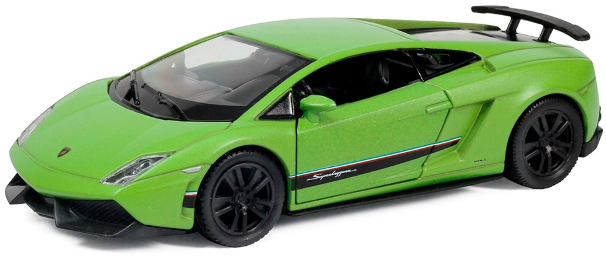 Легковой автомобиль RMZ City Lamborghini Gallardo LP570-4 Superleggera (554998M(A)) 1:36, 12.5 см, матовый зеленый