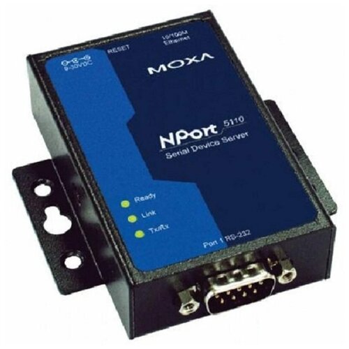 MOXA NPort 5110 1-портовый асинхронный сервер RS-232 в Ethernet MOXA