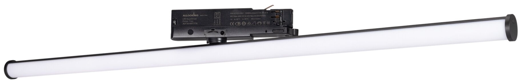 Трековый светильник Arlight LGD-TUBE-TURN-4TR-L900-30W Day4000 (BK, 180 deg, 230V)