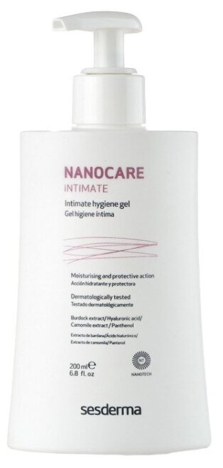 NANOCARE INTIMATE Intimate hygiene gel – Гель для интимной гигиены, 200 мл