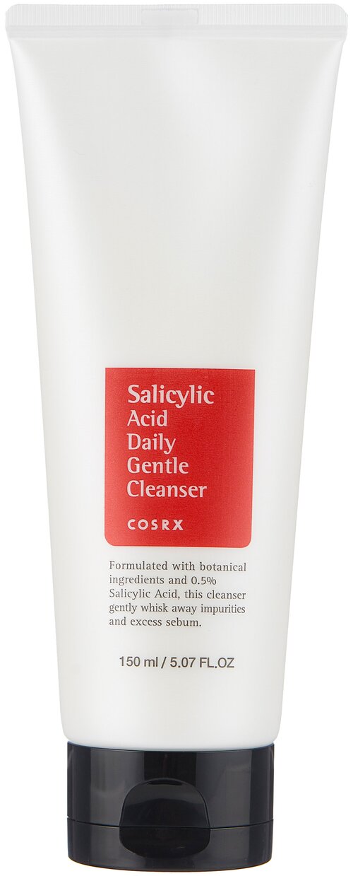 COSRX Пенка для умывания с салициловой кислотой Salicylic Acid Daily Gentle Cleanser, 150 мл, 176 г