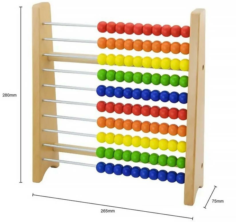 Счеты настольные (дерево) Viga 58370 — фото 1