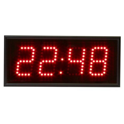 Часы электронные 408-R цвет свечения красный 05Кд 320x140x65мм 9120₽