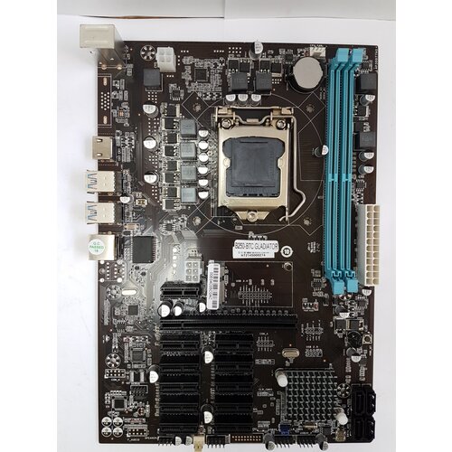 Материнская плата Esonic B250-BTC-Gladiator (RTL) LGA1151 B250 PCI-E Dsub+HDMI GbLAN SATA ATX 2DDR4 new b250 motherboard btc mining motherboard 12xpcie to usb3 0 graphics card slot lga1151 supports ddr4 dimm ram computer