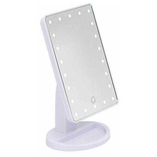 зеркало art Nail Art Косметическое зеркало с LED подсветкой, белый