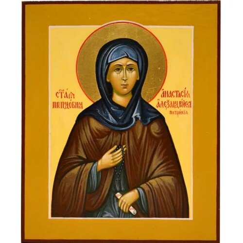Святая праведная Анастасия. Рукописная икона.