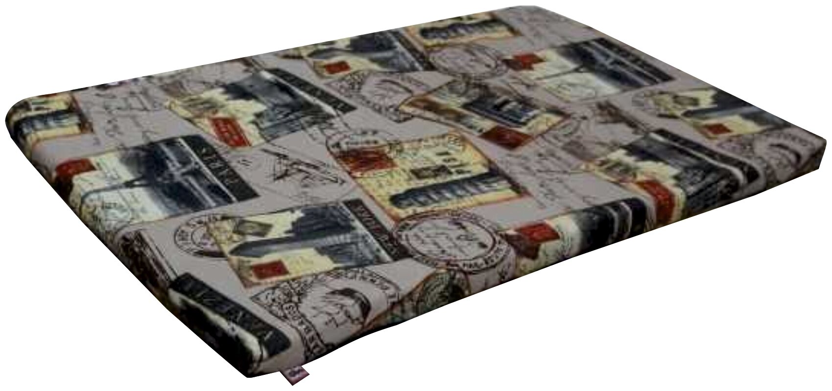 Матрас Зооэкспресс со съемным чехлом мебельная ткань бежевый 100*60*3 см 75082 - фотография № 2
