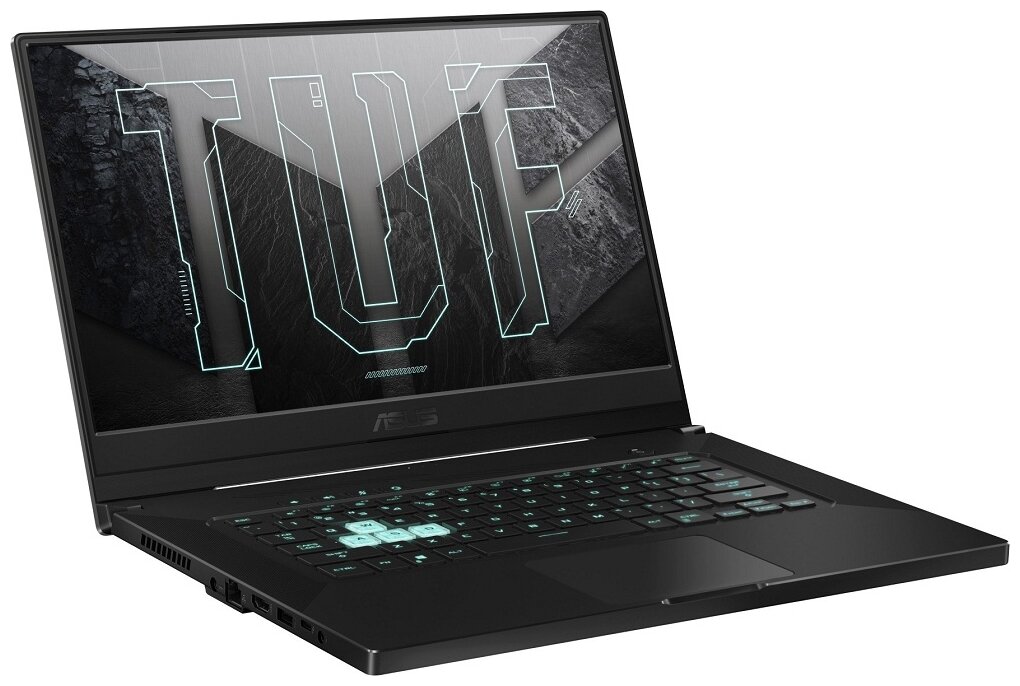 156 Ноутбук ASUS TUF Dash FX516PR-AZ026R 1920x1080 Intel Core i7 11370H 33 ГГц RAM 16 ГБ SSD 512 ГБ NVIDIA GeForce RTX 3070 Windows 10 Pro 90NR0651-M03490 Eclipse Gray
