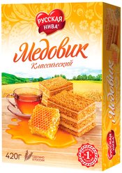 Торт Русская нива Медовик классический, 420 г