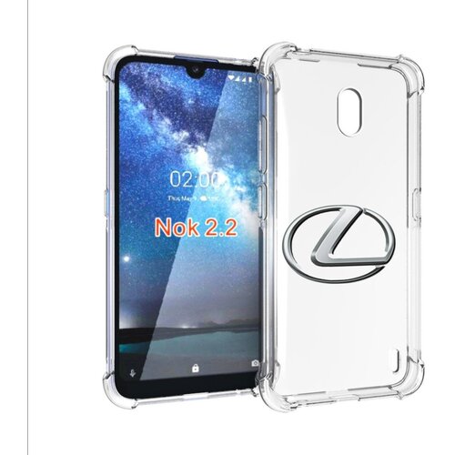 Чехол задняя-панель-накладка-бампер MyPads lexus-лексус-5 мужской для Nokia 7.2/Nokia 6.2 противоударный