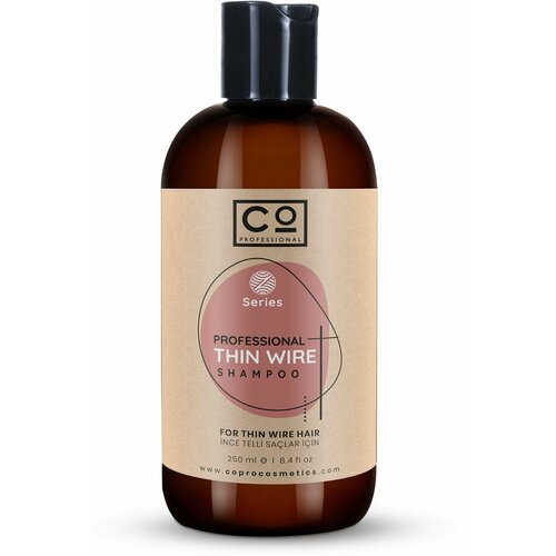 Шампунь для тонких волос CO PROFESSIONAL Thin Wire Shampoo, 250 мл шампунь для тонких волос с экстрактом красной ели natura shampoo for thin