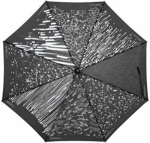 Зонт-трость Соль, полуавтомат, купол 105 см, для женщин, мультиколор