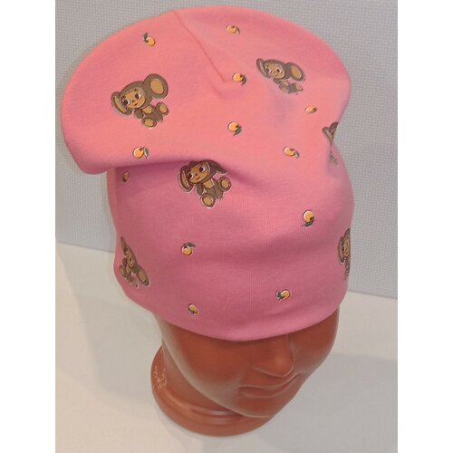 фото Шапка детская "чебурашка"-розовая fem rich