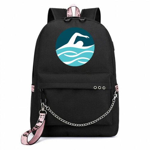 фото Рюкзак плавание с цепью черный №1 noname