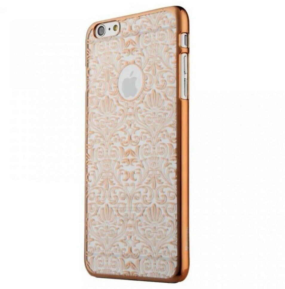 Чехол Baseus Royal European Rose для iPhone 6 Plus (золотой)